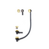 Sprung Bath Waste And Overflow - Brushed Brass