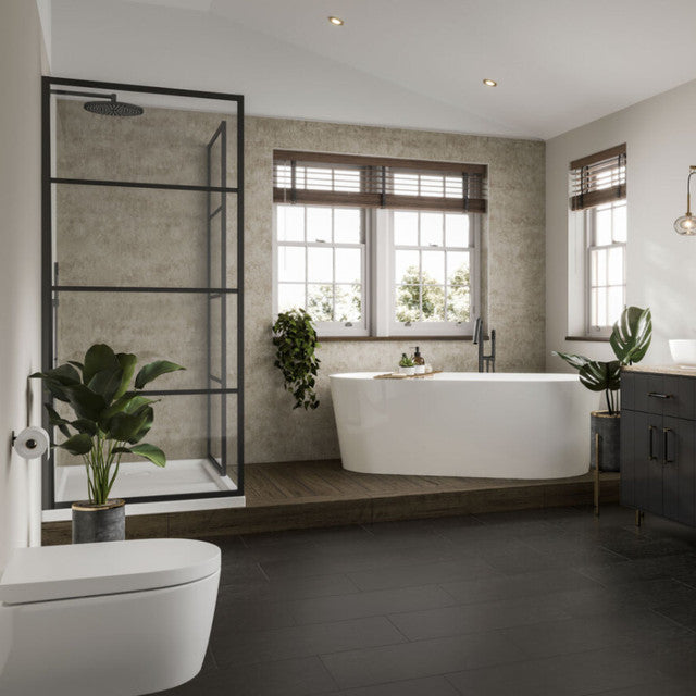 Multipanel Stone Elements Linda Barker Shower Panel