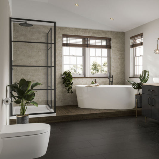 Multipanel Stone Elements Linda Barker Shower Panel