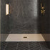 25mm ultra slim shower tray waste cover brushed brass, Alessio, Brushed Brass, Shower Tray Wastes, Shower Trays, 3