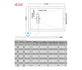 25mm linear 1000x800mm slim rectangular tray waste, Alessio, white, Anti-Slip Trays, Rectangular Trays, Shower Trays, 4