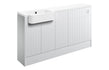 Anita 1542mm Basin, WC & 1 Door Unit Pack (LH) - Matt White