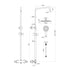 messi round cool touch rigid riser shower, Scudo, Mixer Showers, Showers, 5