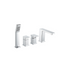 vema lys 4 hole bath shower mixer tap, Vema, Chrome Bath Shower Mixer Taps, Bath Taps, Taps, 2