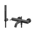 vema maira wall mounted bath shower mixer tap matt black, Vema, Black Bath Shower Mixer Taps, Bath Taps, Taps, 2