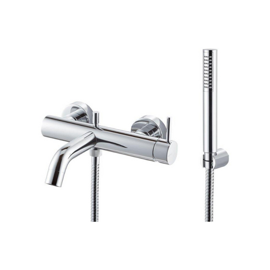 vema maira wall mounted bath shower mixer tap chrome, Vema, Chrome Bath Shower Mixer Taps, Bath Taps, Taps, 1
