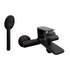 vema timea matt black wall mounted bath shower mixer, Vema, Black Bath Shower Mixer Taps, Bath Taps, Taps, Wall Mounted Bath Taps, 2