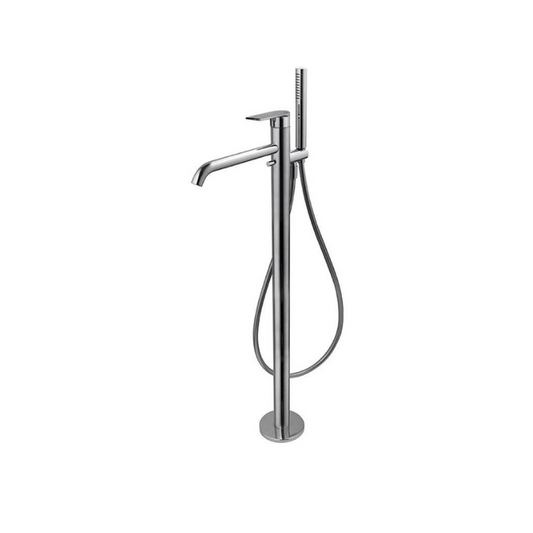 vema timea floor standing bath shower mixer tap chrome, Vema, Chrome Bath Shower Mixer Taps, Bath Taps, Taps, 1