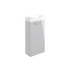 vito 410mm floor standing 1 door basin unit basin grey glo, Alessio, Sink Vanity Unit, Basin Unit, 2