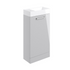 vito 410mm floor standing 1 door basin unit basin grey glo, Alessio, Sink Vanity Unit, Basin Unit, 1