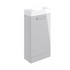 vito 410mm floor standing 1 door basin unit basin grey glo, Alessio, Sink Vanity Unit, Basin Unit, 7