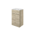 vito 510mm floor standing 2 door basin unit basin oak, Alessio, Sink Vanity Unit, Basin Unit, 3