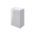 vito 610mm floor standing 2 door basin unit basin grey glo, Alessio, Sink Vanity Unit, Basin Unit, 3