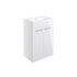 vito 610mm floor standing 2 door basin unit basin white gloss, Alessio, Sink Vanity Unit, Basin Unit, 2
