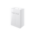 vito 610mm floor standing 2 door basin unit basin white gloss, Alessio, Sink Vanity Unit, Basin Unit, 3