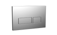 Scudo Square Chrome Dual Flush Button