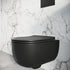 riviera round wall hung wc black, Scudo, Wall Hung Toilet, 2