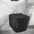 riviera square wall hung wc black, Scudo, Wall Hung Toilet, 1