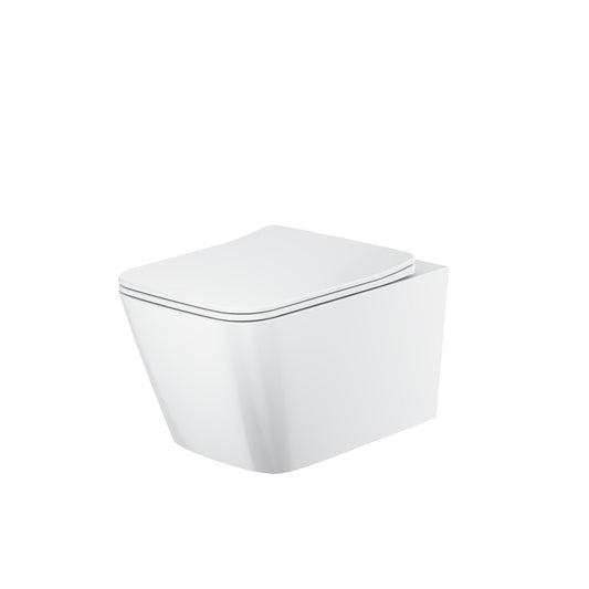 riviera square wall hung toilet white, Scudo, Wall Hung Toilet, 1