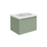 zante 615mm wall hung basin unit willow green, Alessio, Wall Hung Vanity Unit, 2