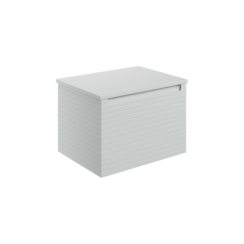 zante 600mm wall hung basin unit worktop mineral grey, Alessio, Wall Hung Vanity Unit, 3