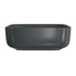 zeta matt black ceramic square washbowl waste 400mm, Alessio, Basins, Counter Top Bowl , 3