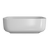 zeta matt white ceramic square washbowl waste 400mm, Alessio, Basins, Counter Top Bowl , 2