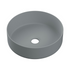 zeta matt grey ceramic basin waste 355mm, Alessio, Basins, Counter Top Bowl, 3
