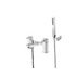 zola bath mixer tap with shower mixer kit, Alessio, Chrome Bath Shower Mixer Taps, Bath Taps, Taps, 1