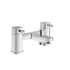zola bath mixer tap with shower mixer kit, Alessio, Chrome Bath Shower Mixer Taps, Bath Taps, Taps, 2