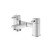 zola bath mixer tap with shower mixer kit, Alessio, Chrome Bath Shower Mixer Taps, Bath Taps, Taps, 5