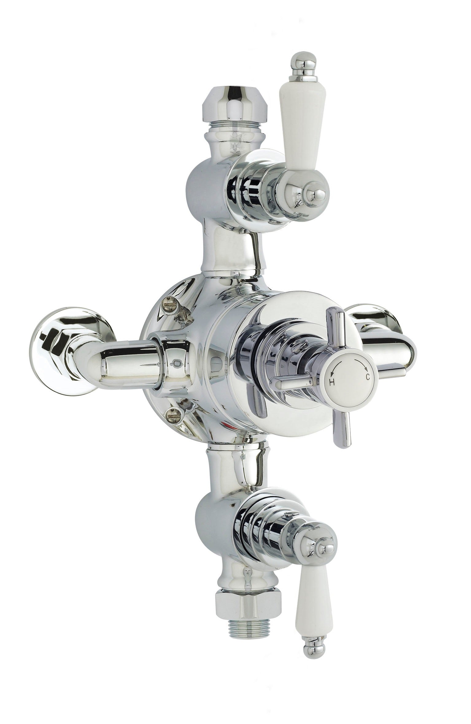 Nuie Triple Thermostatic Shower Valve