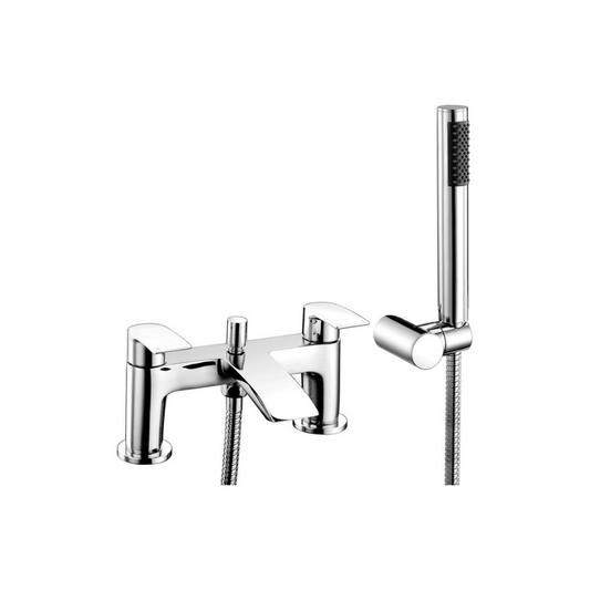 abri chrome bath filler tap with shower mixer kit, Alessio, Chrome Bath Shower Mixer Taps, Bath Taps, Taps, 1