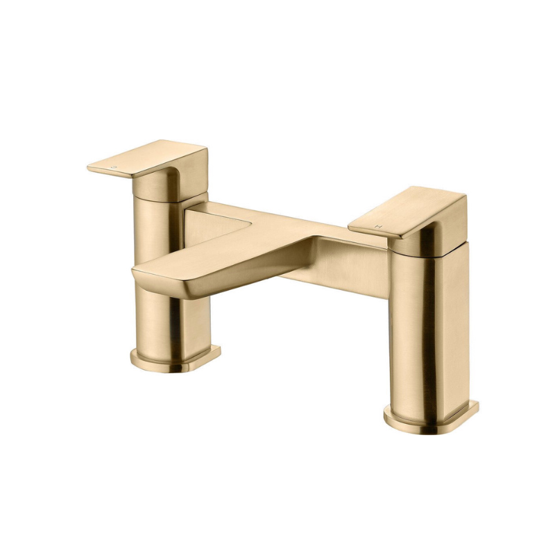 Antonio Brushed Brass Bath Filler Mixer Tap