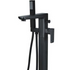 antonio matt black freestanding bath tap with shower kit, Alessio, Black Bath Taps, Free Standing Bath Taps, Taps, 3