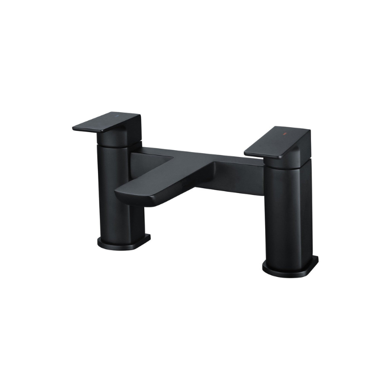 Antonio Matt Black Bath Filler Tap