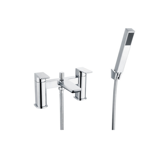 antonio chrome bath shower mixer tap with shower kit, Alessio, Chrome Bath Shower Mixer Taps, Bath Taps, Taps, 1