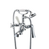 aria bath shower mixer tap chrome, Alessio, Chrome Bath Taps, Taps, 1