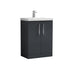 nuie 600mm floor standing 2 door vanity basin 1arn1403a, Nuie, Sink Vanity Unit, Basin Unit, 1