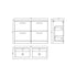 nuie 1200mm floor standing 4 drawer vanity double basin 1arn133c, Nuie, Sink Vanity Unit, Basin Unit, 3