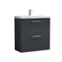 nuie 800mm floor standing 2 drawer vanity basin 1arn1435a, Nuie, Sink Vanity Unit, Basin Unit, 1