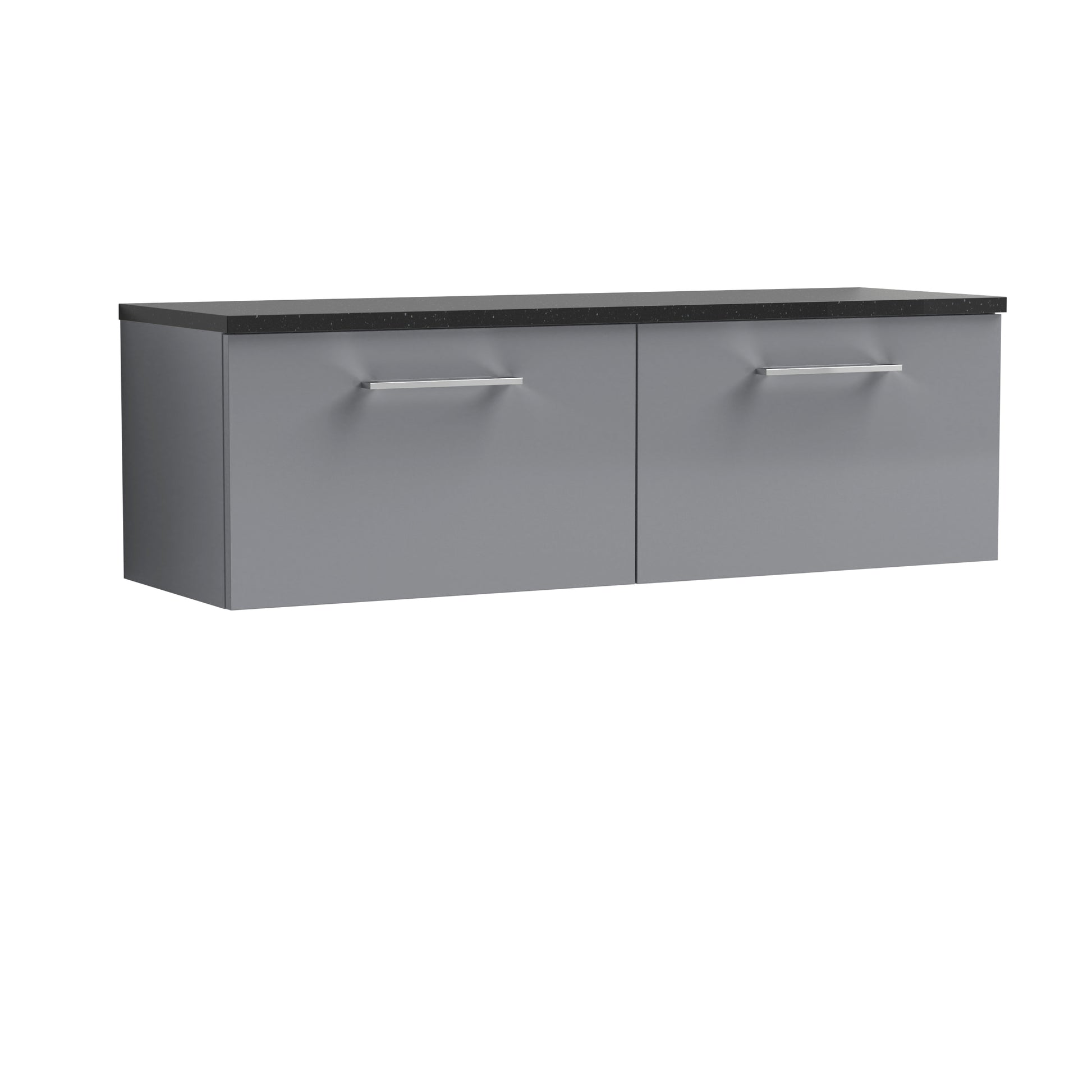 Nuie 1200mm Wall Hung 2-Drawer Vanity & Laminate Worktop