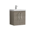 nuie 500mm wall hung 2 door vanity basin 1arn2521a, Nuie, Wall Hung Vanity Unit, 1