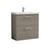 nuie 800mm floor standing 2 drawer vanity basin 1arn2535a, Nuie, Sink Vanity Unit, Basin Unit, 1