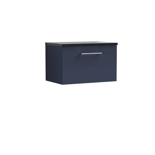 Nuie 600mm Wall Hung 1-Drawer Vanity & Laminate Worktop