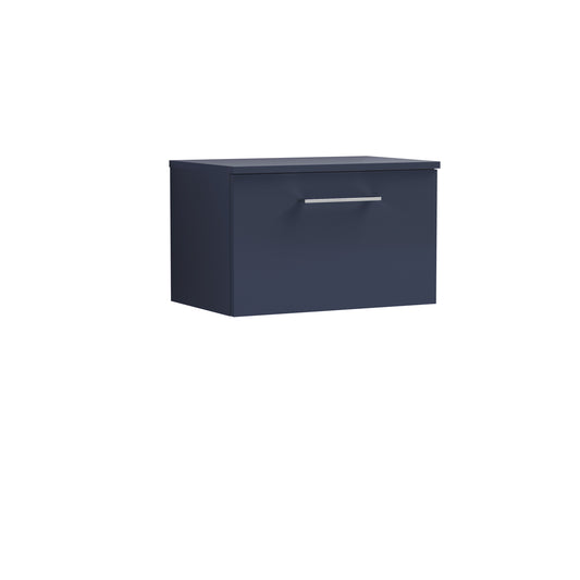 Nuie 600mm Wall Hung 1-Drawer Vanity & Worktop