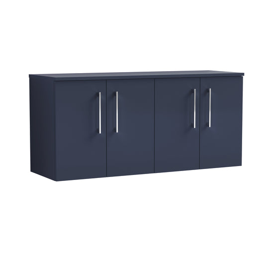 Nuie 1200mm Wall Hung 4-Door Vanity & Worktop