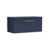 Arno Midnight Blue 800mm Wall Hung 1-Drawer Vanity & Worktop
