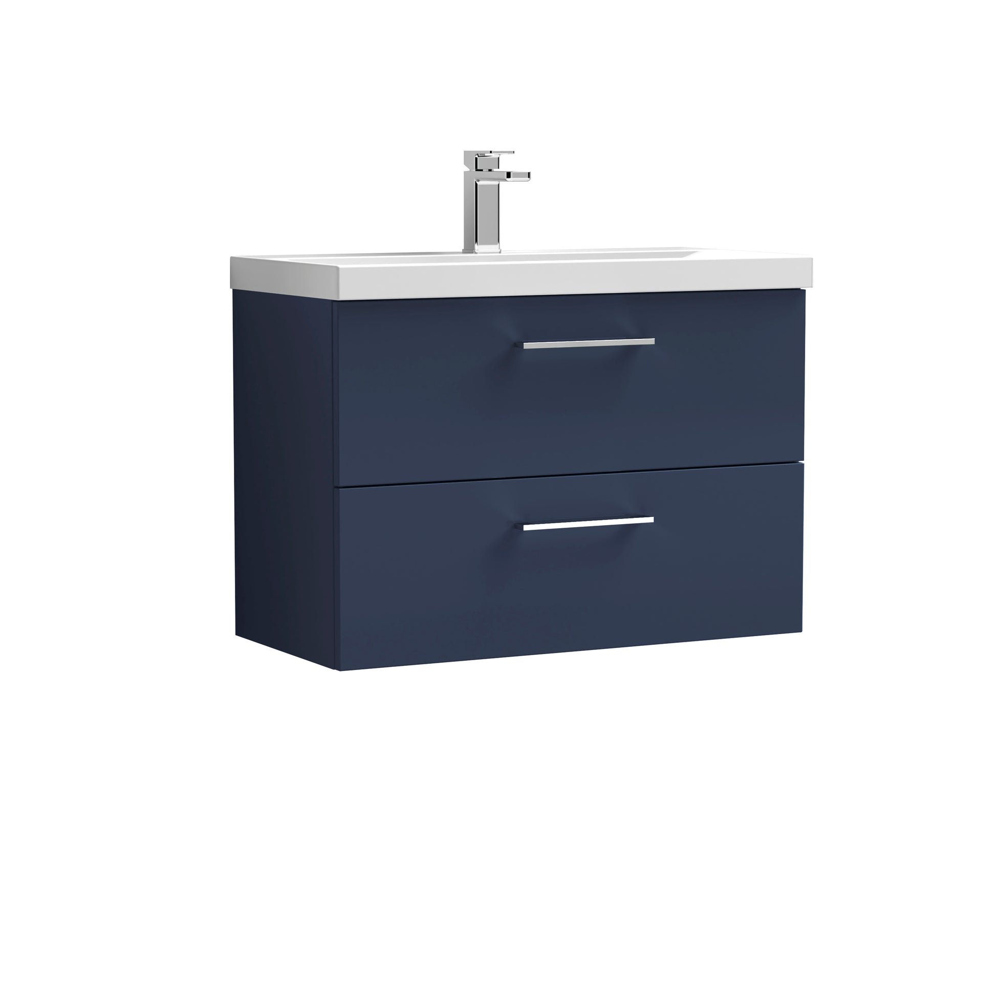 nuie 800mm wall hung 2 drawer vanity basin 1arn2926a, Nuie, Wall Hung Vanity Unit, 1