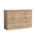 nuie 1200mm floor standing 4 door vanity worktoparn3003w2, Nuie, Sink Vanity Unit, Basin Unit, 1